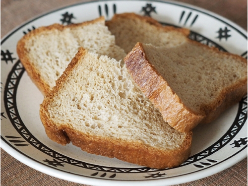 バターを使わないふすま食パン