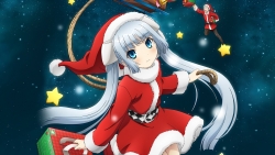 285416 christmas maneo miss_monochrome miss_monochrome_(character) ruuchan