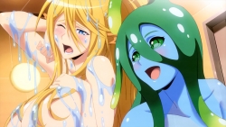 p_327006 centaurea_shianus monster_girl monster_musume_no_iru_nichijou naked nipples suu_(monster_musume) wet