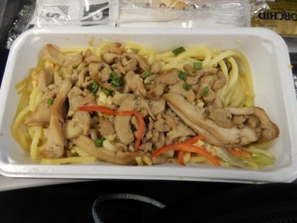 バンコク2015.4デルタ航空成田行・機内食