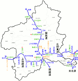 群馬県高速道路地図