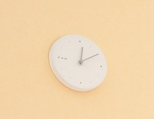陶器の掛け時計