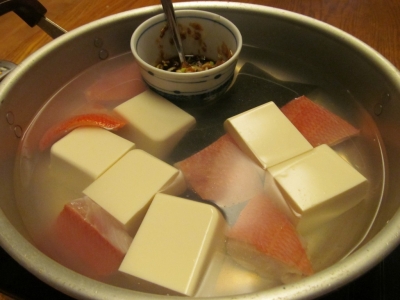 キンメ湯豆腐１