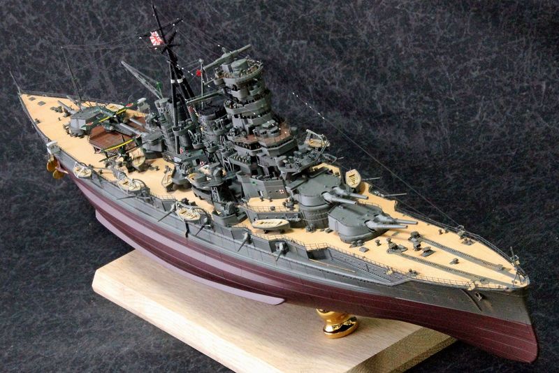 HIGH-GEARedの模型と趣味の日常 1/350戦艦『霧島』製作中 その20（完成）