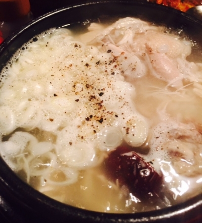 高円寺キムチの参鶏湯６